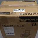 EUHOMY Ice Cube Maker Machine Countertop, 2 Ways to Add Water, 45Lbs/Day 24 Pcs Ready in 13 Mins, Self-Cleaning Portable Compact, with Ice Scoop & Basket, Perfect for Home/Kitchen/Office/Bar