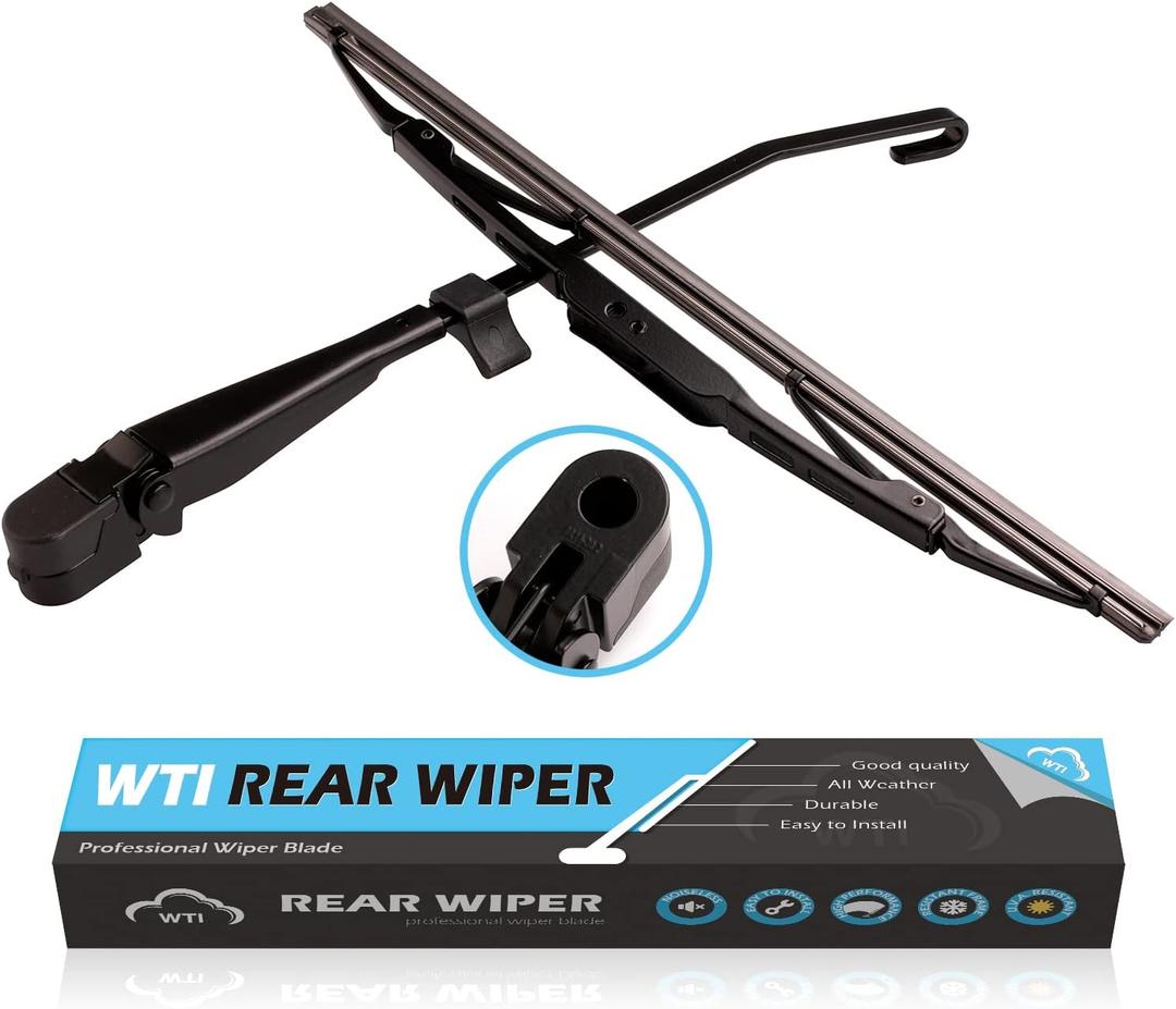 WTI Rear Wiper Arm Blade Set - Compatible With GMC Yukon, Chevrolet Tahoe, Suburban, Escalade (2015-2020) Rear Windshield Wiper Kits (Compatible With GMC Yukon 2015-2020)