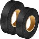 Outus 2 Rolls Hemming Tape Fabric Adhesive Hem Iron on No-Sew Hemming Tape for Pants Each 1/2 Inch(27 Yards Each,Light Black, Heavy Black)