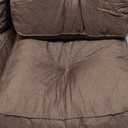 Babenest Dining Chair Cushions Set of 4, Imitation Linen Kitchen Room Seat Pads with Ties, Indoor Non Slip Backing Floor Cushions 16" x 16" x 5" for Office Desk Living Room, Dark Grey
