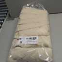 Smiry Waterproof Seat Covers for Dining Room Chairs Set of 8, Stretch Jacquard Removable Washable Chair Seat Slipcovers Protector, No Rear Covers, Beige