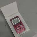 Retekess V112 AM FM Portable Pocket Radio, FM Receiver, Digital Tuning Stereo, with Headphones, Rechargeable Battery, for Walking, Jogging, Training, Church (Red)