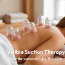 Silicone Cupping Therapy Set - Massage Therapy Cups for Arthritis, Pain Relief, Anti Aging, and Anti-Cellulite - Cupping Kit for Relaxation and Muscle Recovery