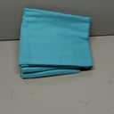 Amazon Basics Kid's Soft Easy-Wash Lightweight Microfiber 4-Piece Sheet Set, Full, Bright Aqua, Solid