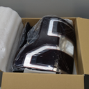 OKLPF Rear Brake Smoked Tail Light Compatible With 2018 2019 2020 Ford F150 F-150 Replace JL3Z13405H,Replace Smoke Black Taillight Assembly,Included Bulbs and Harness,Driver and Passenger Side