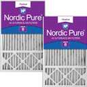 Nordic Pure 16x25x5 (15_3/4 x 24_3/4 x 4_3/8) Honeywell/Lennox Replacement MERV 8 Air Filters 2 Pack