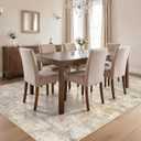 cotiled 10x12 Area Rug for Living Room Large Modern Neutral Abstract Rugs Washable Nonslip Backing Soft Carpet for Bedroom Dining Room Office Decor Grey/Brown