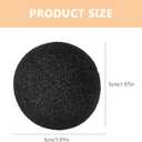 Healifty Circus Clown Nose Black: 25Pcs Novelty Foam Sponge Nose for Kids Adult Christmas Halloween Carnival Party Cosplay Costume Props Decorations