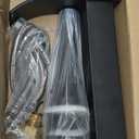 Ceramic Vessel Sink with Faucet and Drain Combo Brown Bathroom Sink Above Counter Oval Sinks Bowl