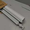UNISHADES No Drill Cordless Zebra Blinds for Windows, Linen High Precision Fabrics, 27.5" W x 72" H Linen - Grey