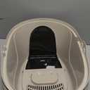 Amazon Basics No-Mess Hooded Cat Litter Box, Standard, Multicolor, 21 in x 16 in x 15 in