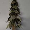 Deco 79 Metal Tree Decorative Sculpture Holiday Layered Branch Christmas Home Decor Statues with Wooden Base and Star Topper, Set of 3 Accent Figurines 21", 17", 14"H, Gold