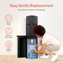 Brio 130 Series Bottom Load Water Cooler Dispenser, 5 Gallon Bottles, Black