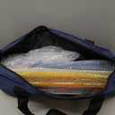 American Mahjong Tile Set,166 White Tiles Mahjong Set,4 Colors Mahjong Racks,Travel Mahjong Set with Blue Carrying Bag