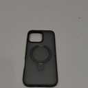 CASEKOO Ultra-Magnetic Stand for iPhone 16 Pro Max Case [Military Drop Protection] [Compatible with MagSafe] Shockproof Translucent Matte Slim Ring Holder Case for iPhone 16 ProMax 6.9", Black