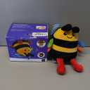 hahaland Tummy Time Bouncing Bee Toy for 6-12 Month, Musical Dancing Plush Bee Baby Toys 9 Month Old, Vibrating & Buzzing Bee Toy Gifts for 1 Year Old Boy & Girl