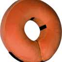 Inflatable Dog Cone Collar-Soft Protective Cone for Surgery, Donut Collar for Small Dogs and Cats (Orange, Small) (Small(Neck:5"-8"))