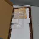 Pet Paw Print Frame Kit with Inkless Pad & Air-Dry Clay, Wooden Memorial Keepsake with Plexiglass for Dog & Cat (brown)