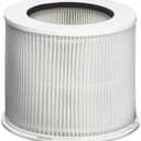 Clorox Tabletop Air Purifier True HEPA Replacement Filter, 200 Sq. Ft. Capacity, Removes 99.97% of Allergens up to 0.1 Micron, Compatible with 11020 & 11021, 1 Count (12020) (6.8" x 6.4" x 6.7")