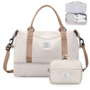 Weekender Bags for Women,Personal Item Travel Bag with Shoes Compartment,Overnight Travel Duffel Bag with Toiletry Bag