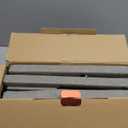 Wider Dog Stairs with Storage 18" H, 3-Step Sturdy Dog Steps for Large/Medium/Small Older Senior Dogs Cats, Folding Pet Stairs Climbing Bed or Couch, Arthritis-Friendly (Gray, No Condo)