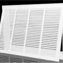 Return Air Filter Grille 20x14,Air Return Vent Cover Grill for 20"W x 14"H Duct Opening,Steel HVAC Vent Covers for Wall and Ceiling,Holds 1" Thick AC Filter