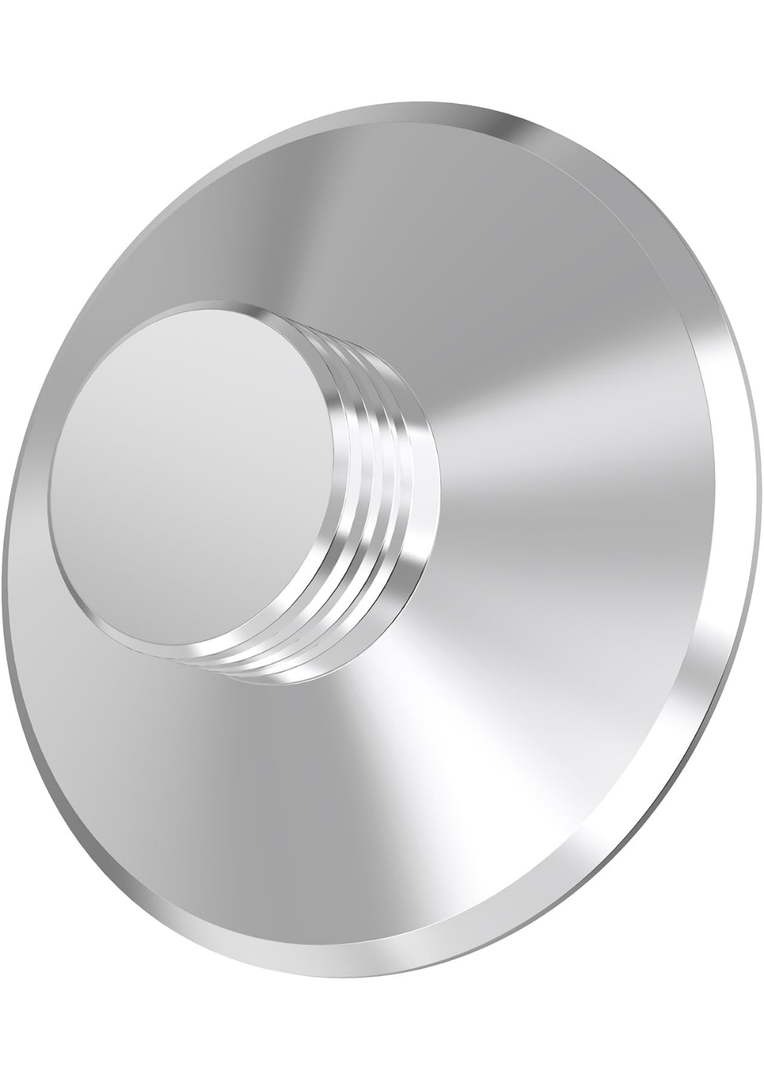 Audiophile 124G/4.3OZ Record Weight Stabilizer Aluminum Turntable Weight Disc Stabilizer Vibration Reducer with Protective Soft Pad for HiFi LP Record Player Tone Arm (Silver)