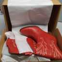 DREAM PAIRS Women's Embroidered Western Pull-On Knee-High Cowboy Boots (12)