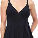 Profile by Gottex Women's Tutti Frutti V-Neck Swimdress Size: 8