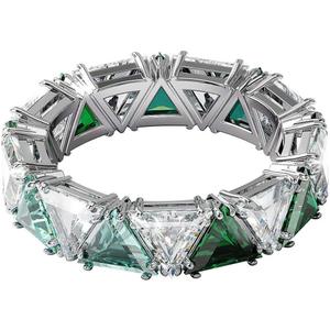 Swarovski Ortyx Ring Jewelry Collection, Rhodium Finish, Green Crystals, Clear Crystals (EU 52 / US 6) Swarovski Ortyx Ring Jewelry Collection, Rhodium Finish, Green Crystals, Clear Crystals (EU 52 / US 6)