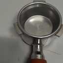 MHW-3BOMBER 54mm Bottomless Portafilter Fits Breville Barista Express, BES870XL, BES878, BES880, 3-Ears Espresso Portafilter with Filter Basket for 54mm Breville Machines, Wood Handle, BP7118B