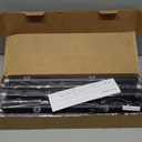 Zeerobee Curtain Rods for Windows 32 to 168, Black Curtain Rod, Adjustable 1 Inch Heavy Duty Outdoor/Indoor Modern Drapery Pole, 32"-168"