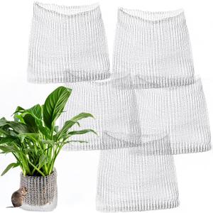 5 Pcs 5 Gallon Root Guard Gopher Proof Wire Basket Mole and Vole Mesh Wire Baskets Underground Stainless Steel Wire for Plants Root Protection