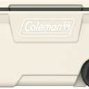 Coleman Classic Series Insulated Portable Cooler, Leak-Resistant Outdoor Hard Cooler Keeps Ice up to 5 Days, 62 Quart, Desert Sand, 62qt