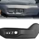 Driver Seat Track Cover Panel Compatible with 2022-2026 Toyota Tundra Sequoia Without Lumbar Support Left Seat Recline Side Cushion Shield Trim Replaces 71812-0C241-C0 71812-0C242-C0