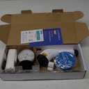 Leebein Electric Spin Scrubber, Cordless Cleaning Brush with 8 Replaceable Brush Heads, Tub and Floor Tile 360 Power Scrubber Dual Speed with Adjustable & Detachable Handle for Bathroom Kitchen Car (White)