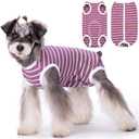 Coppthinktu Recovery Suit for Dogs Female Dog Onesie After Surgery Spay, Soft Surgical Pajamas Post-Op Bodysuits for Small Medium Puppy, Abdominal Wounds Prevent Licking Cone E-Collar Alternative
