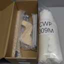 Zakkart SnugCloud Cat Window Perch with 4-Sided Bolster - Orthopedic Cat Hammock for Window Sill - Solid Hardwood & Metal Frame - Window Seat for Pets (Natural Color Wood w/White Bed, Medium) (Medium (22"x15"))