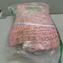 Coral Hand Towels for Bathroom with Herringbone Stripes, Stylish 100% Ctton Hand Towel Set of 4, Ultra Soft and Highly Absorbent, 13 x 28 Inches