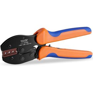 WMT Solar Crimping Tool for MC4 Connectors, Professional PV Cable Crimper for 14-10AWG(2.5/4/6mm²), Solar Panel Connectors Wire Installation