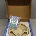 Ceramic Advent Wreath Taper Candlestick 4 Seats Beige Candle Holder Elegant Candle Stand for Christmas Modern Home Party Table Dcor DIY