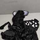 Cuteshower Black Cat Costume for Kids Halloween Dress Up Costumes Boys Animal Jumpsuit (5-6 Years)