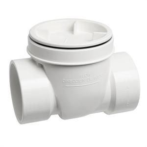 Cinsda 3" PVC Backwater Valve, 3 Inch Back Flow Preventer Valve, Backflow Water Valve Prevents Sewage Backflow