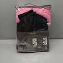 Tadpoles Quilted Stroller & Car Seat Cover - Black & Pink | 27" x 20" x 2" | Made of 100% Super Soft Microfiber Polyester | Warm, Gentle & Durable | Ideal for Use as a Stroller Cover & Car Seat Cover (Light Grey)