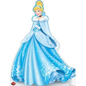 Cardboard People Holiday Cinderella Life Size Cardboard Cutout Standup - Disney Holiday Collection, One Size
