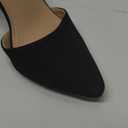 DREAM PAIRS Women's Oppointed-Lacey Pointed Toe Ankle Strap High Heel Stiletto Pumps Wedding Dress Shoes (8.5, Black/Nubuck)