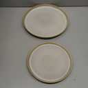 TheTerra Ceramic Dinnerware Sets for 4, 12 Pieces Handmade Reactive Glaze Plates and Bowls Set, Scratch Resistant Dish Set, Oven & Microwave & Dishwasher Safe, Autumn Haze