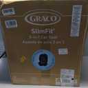 Graco Slimfit 3-in-1 Convertible Car Seat, Ultra-Space-Saving Design, Silas, Suitable for Rear and Forward-Facing, Highback Booster Seat with 10-Position Headrest Manufacture Date: 02/27/26