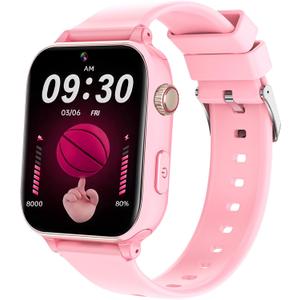 Kids Smart Watch Toys for Boys Girls  Children Watch for Kids 4-12 Years Touch Screen Watches with 15 Games Video Camera Music Player Alarm School Mode Education Birthday Gifts (4G Purple) (Pink)
