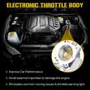 12616995 Electronic Throttle Body 3.6L for Chevrolet Traverse Equinox for GMC Acadia for Buick Enclave Lacrosse for Saturn Outlook Vue Suzuki XL-7 Pontiac Torrent 2007-2010, 217-3104, TB1034